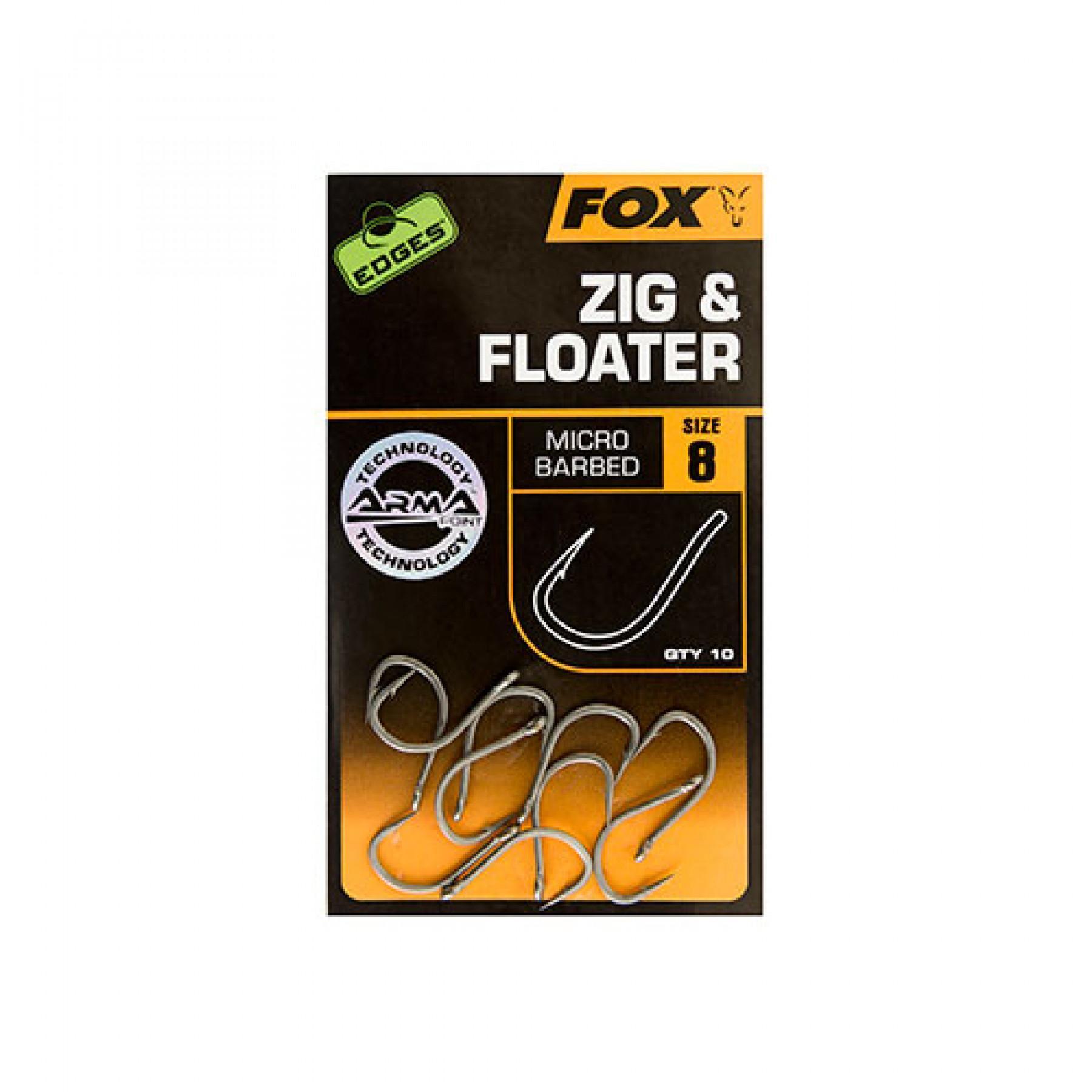 Gancho Fox Zig & Floater Edges taille 8