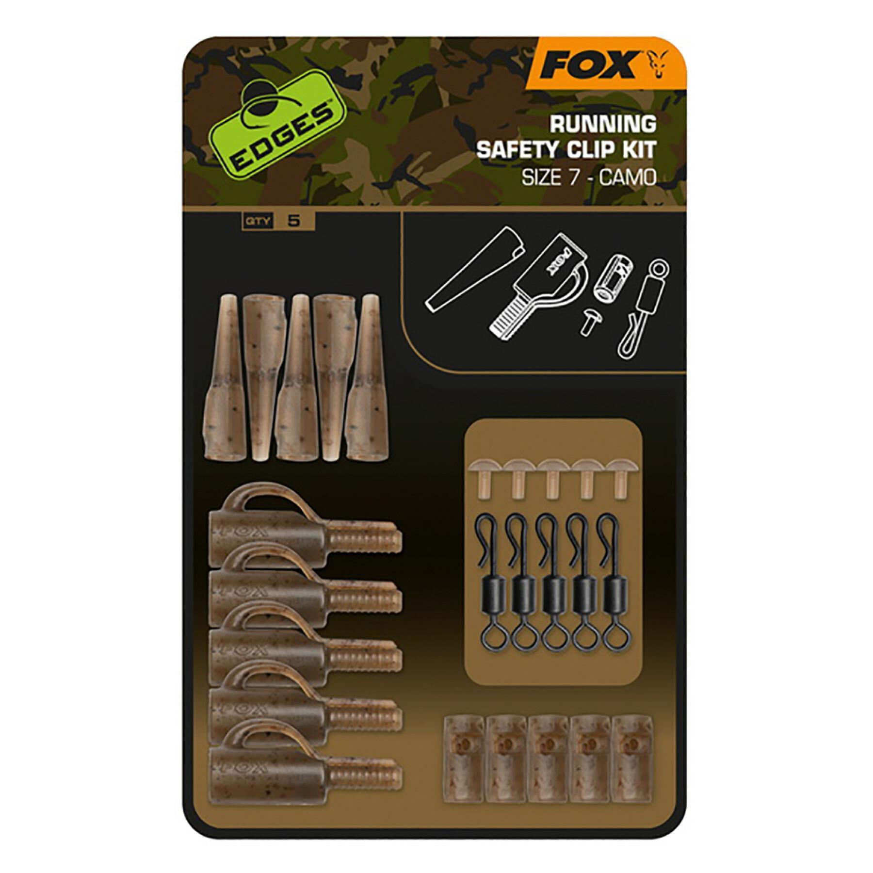 Kits de montagem Fox Edges Camo Running Safety Clip (x5)
