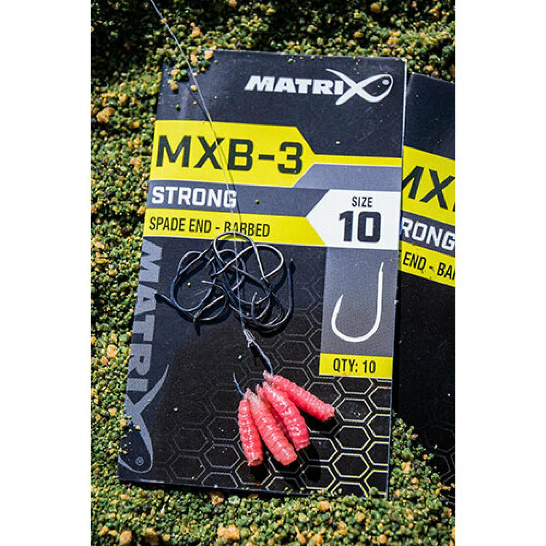 Anzóis Matrix MXB-3 Barbed Spade End x10