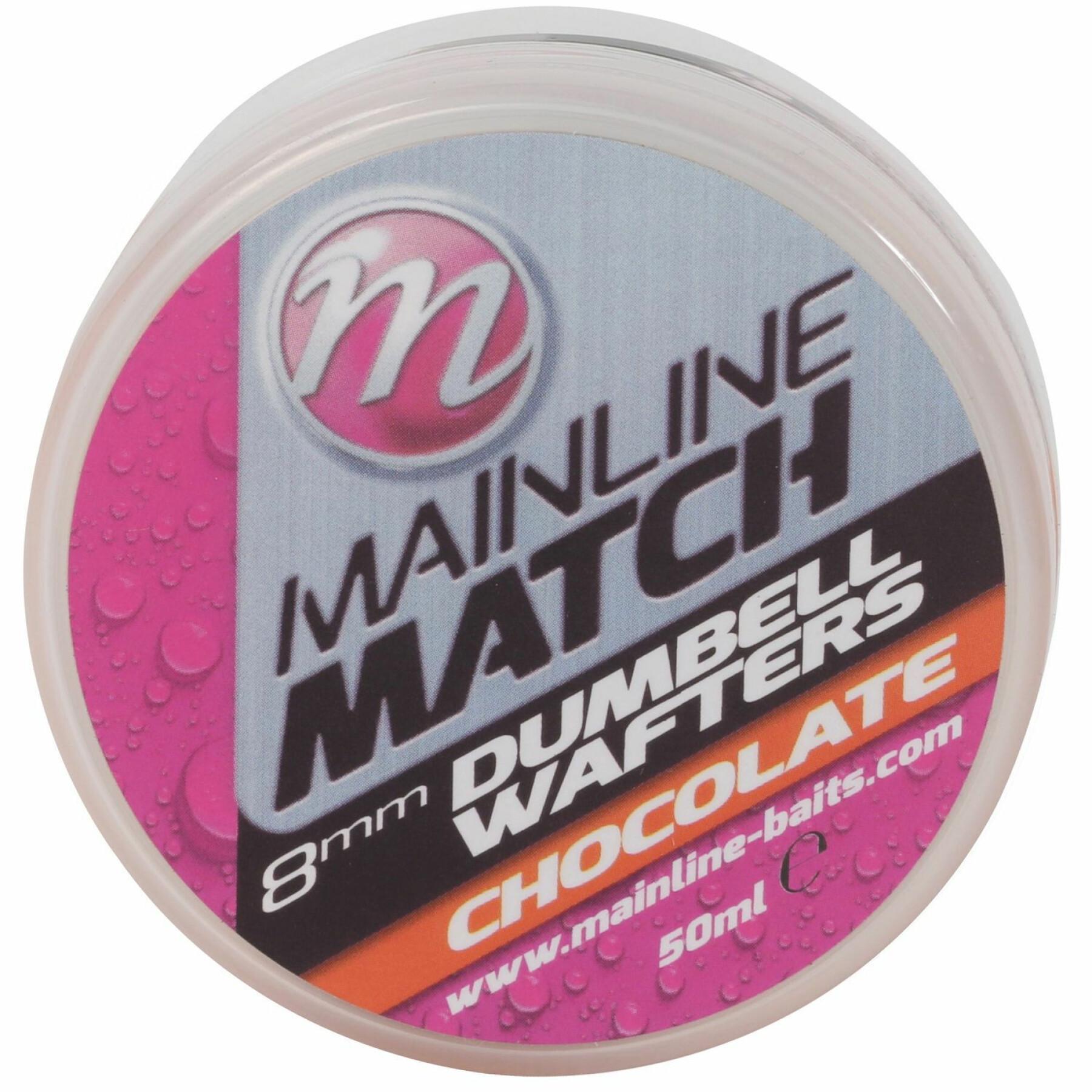 Fervejos Mainline Match Dumbell Wafters 6mm Chocolate