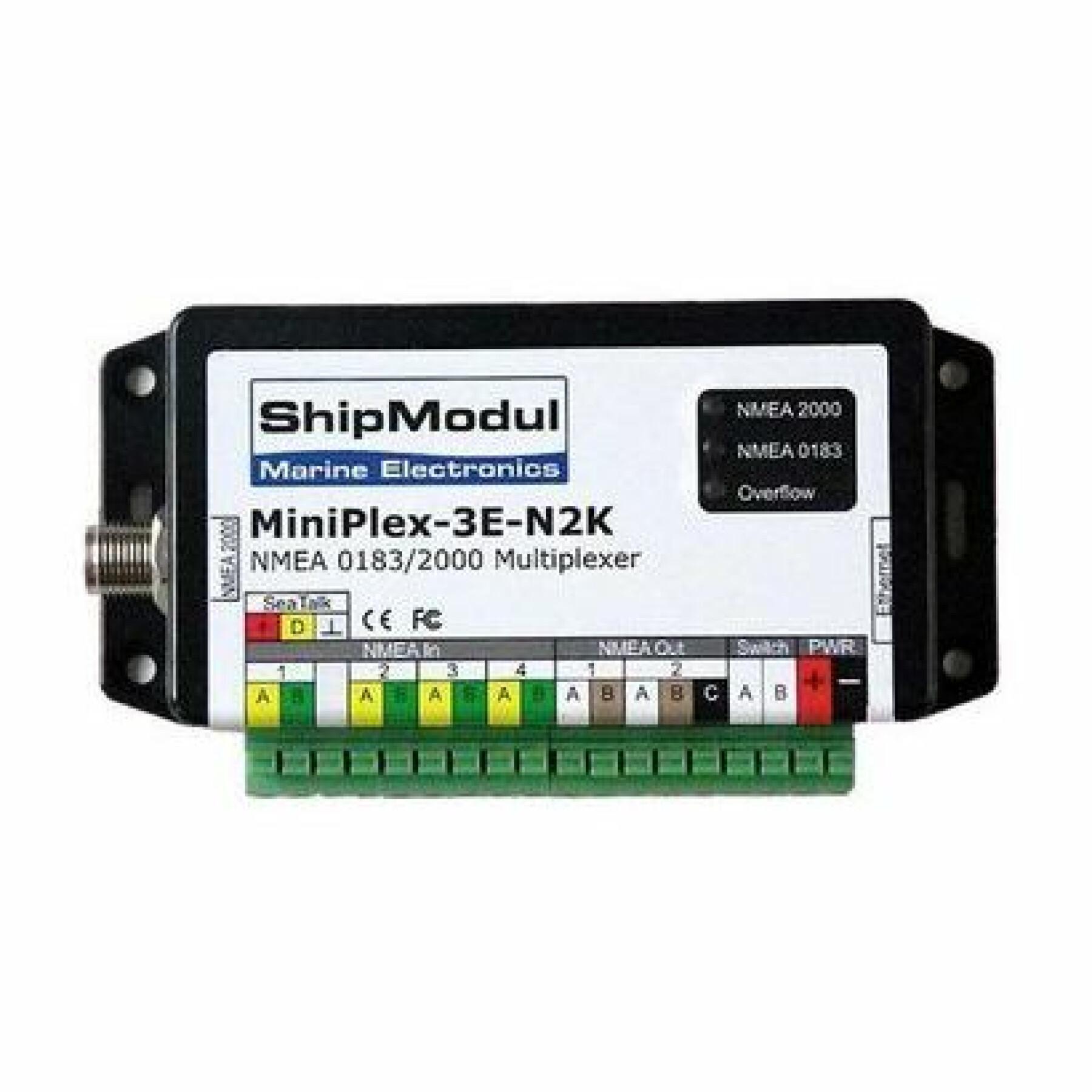 Multiplexer versão Ethernet ShipModul Miniplex-3E-N2K