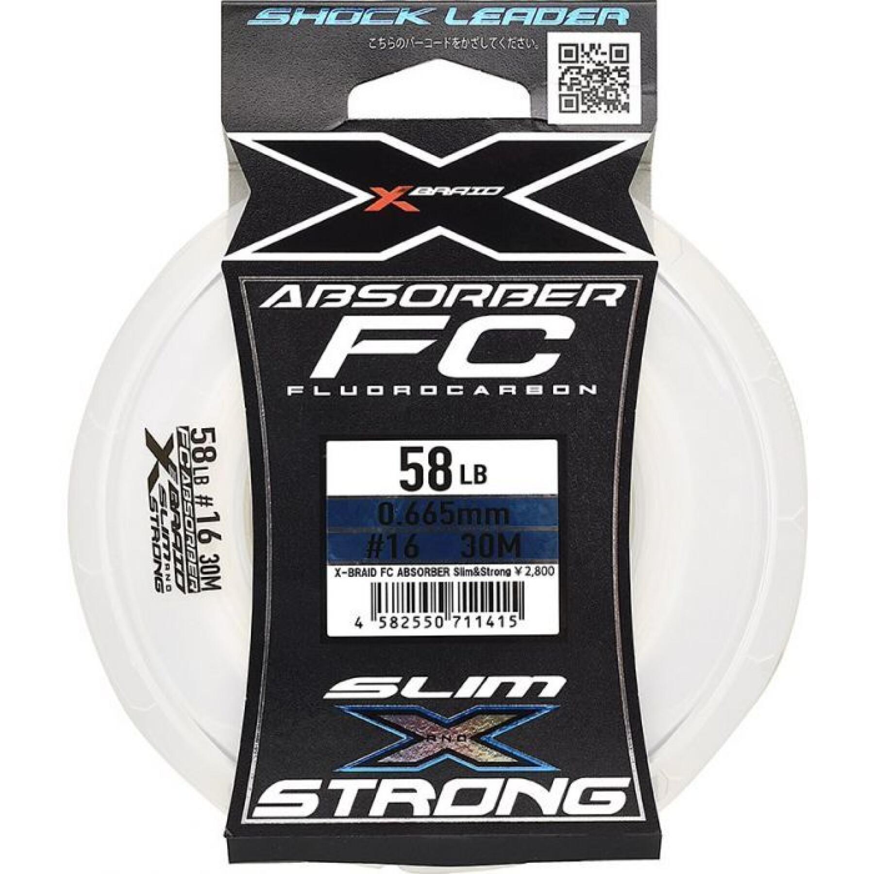 Trança Xbraid X021 Fc Absorber Slim Strong - 88 Lbs