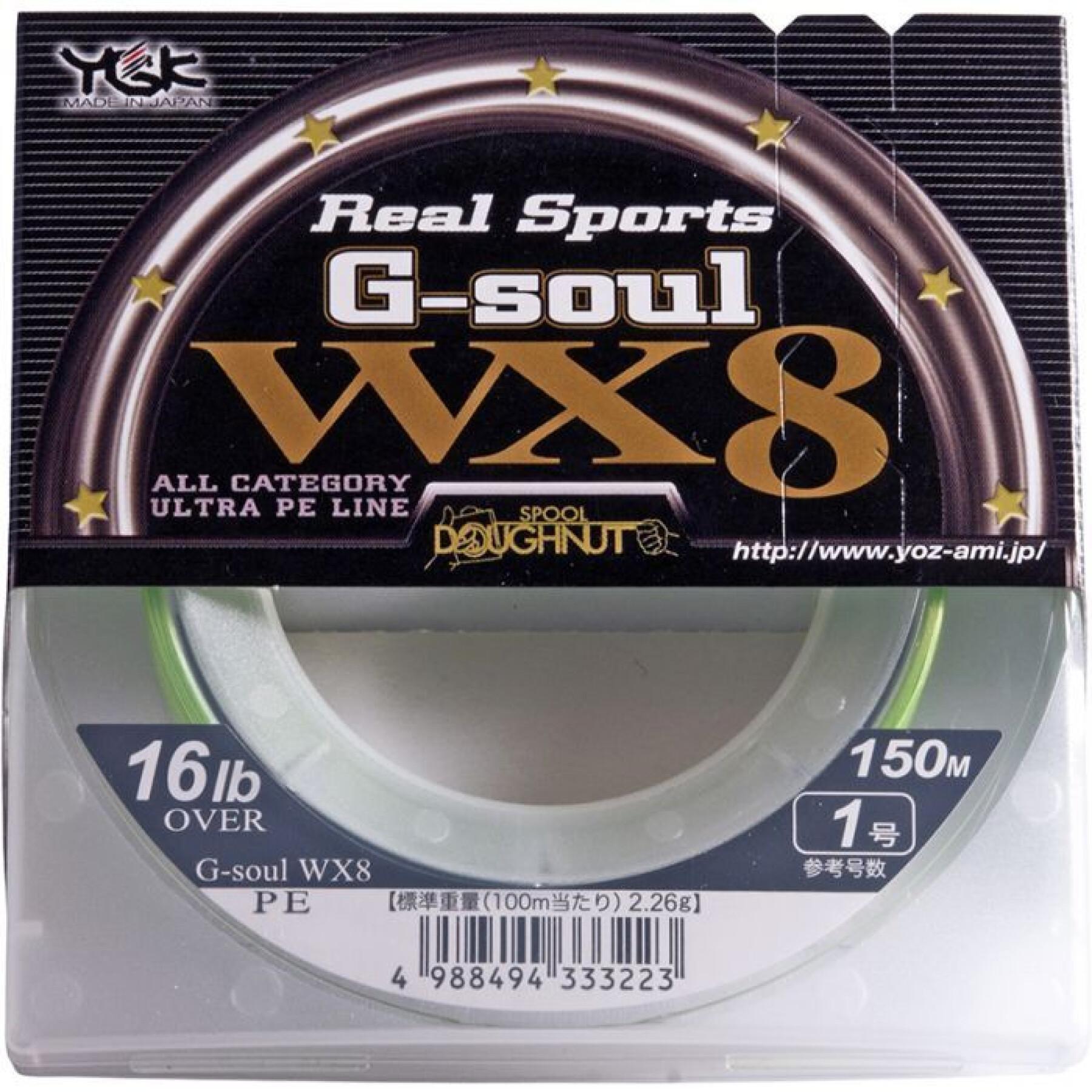 Trança YGK Wx8 Real Sports G Soul - Pe 1.5 (25Lb)