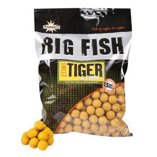 Fervejas densas Dynamite Baits sweet tiger & corn boilies 1.8 kg