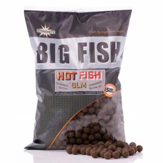 Fervejas densas Dynamite Baits Hot Fish & Glm 20 mm 1.8 kg