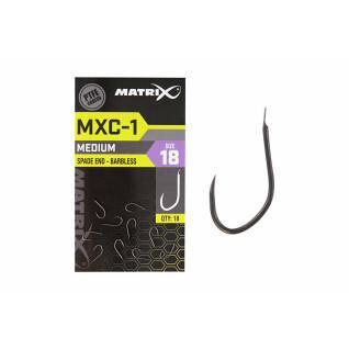 Anzóis sem barras Matrix MXC-1 Spade End (PTFE) x10