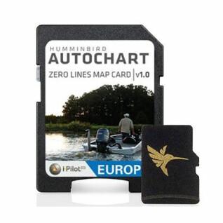 Cartão de navegação de linha zero para microsd Humminbird – Europe