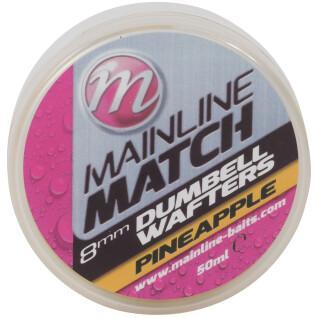 Fervejos Mainline Match Dumbell Wafters 10 mm Pineapple