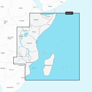 Mapa de navegação + sd regular - áfrica oriental - madagáscar - reunião Navionics