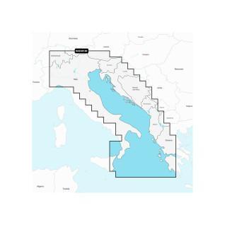 Mapa de navegação+ sd regular - itália - mar adriático Navionics