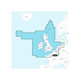 Mapa de navegação + grande sd - Reino Unido - Irlanda - Países Baixos Navionics