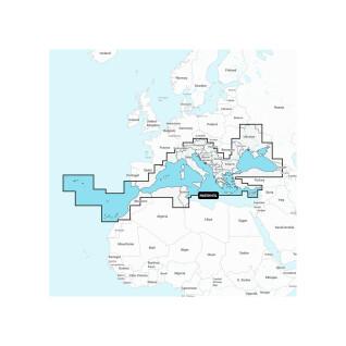 Mapa de navegação + grande sd - Mediterrâneo - Platina do Mar Negro Navionics