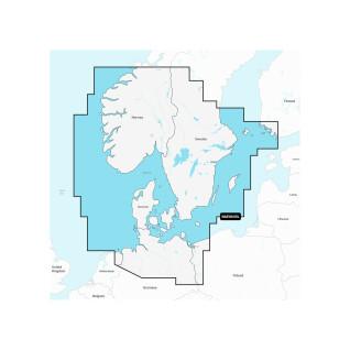 Mapa de navegação+ sd grande - skagerrak - kattegat Navionics
