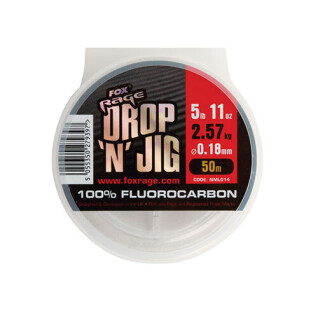 Fluorocarbono Fox Rage drop & jig 6.28kg / 13.84lb x 50m
