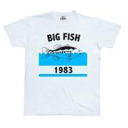 T-shirt Big Fish Bass azul