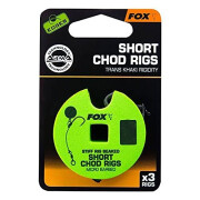 Monofilamento Fox 30lb Short Chod Rig Barbed taille 4