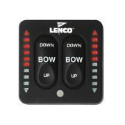 Interruptor duplo à prova de água v2 com LED Lenco Marine Inc. 15270-001
