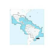 Mapa de navegação + grande sd - méxico - caraíbas - brasil platina Navionics